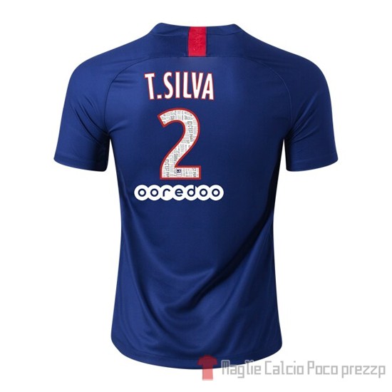 Maglia Paris Saint-Germain Giocatore T.silva Home 2019/2020 - Clicca l'immagine per chiudere